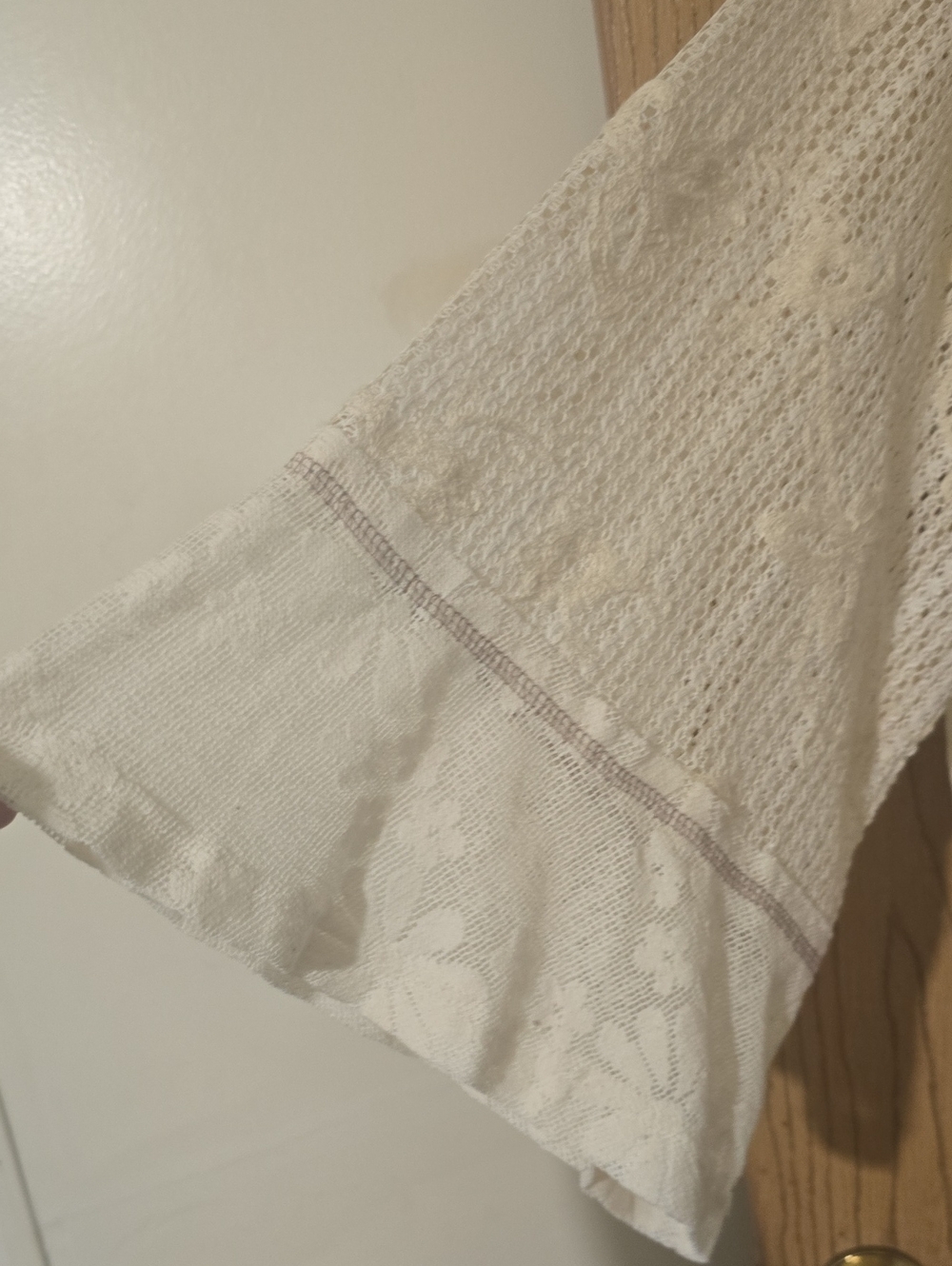 POL Ivory Lace Open Kimono Cardigan - Picture 6 of 6